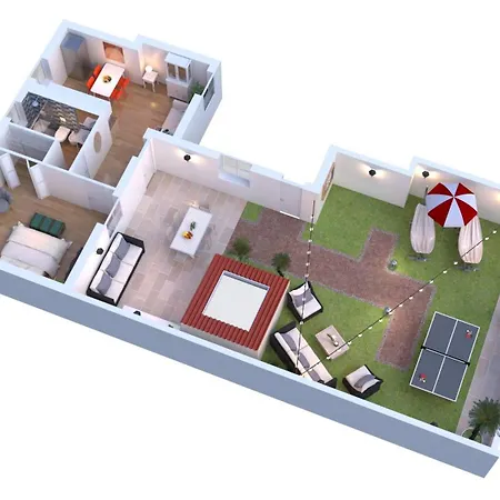 150mq Rooftop Paradise - Spacious Private Terrace Lejlighed